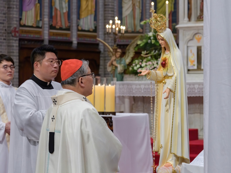 Cardenal Yeom consagra Corea del Norte a la Virgen de Fátima