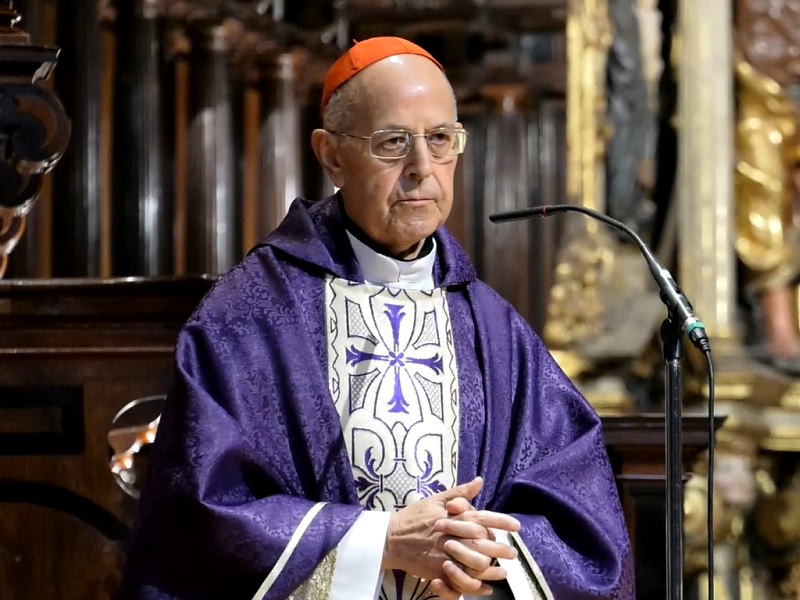 Cardenal Blázquez: «Para el cine basta un tercio del aforo, pero para venir  a la iglesia sólo 25 personas»