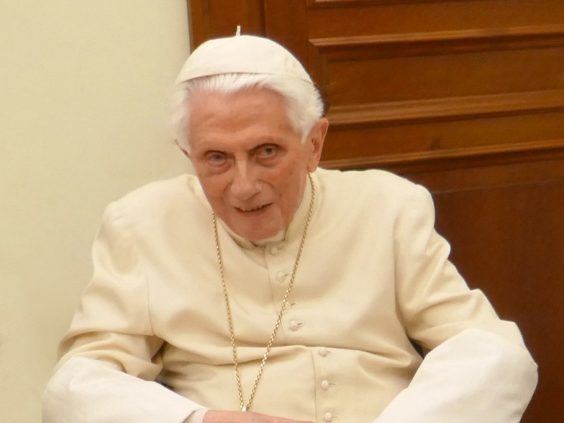 GTBITALY 10.522.30 Cruz del Papa Benedicto XVI Joseph Ratzinger Vaticano Roma Plata con Anillo Medida 8 cm 