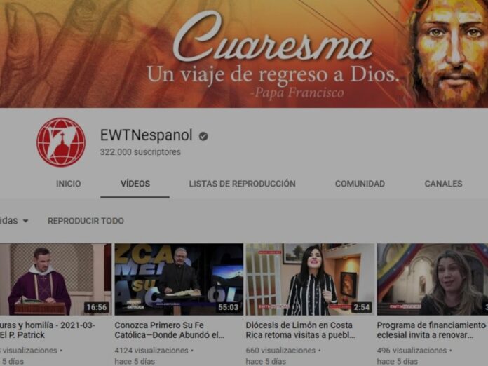 YouTube censura 'EWTN Español'