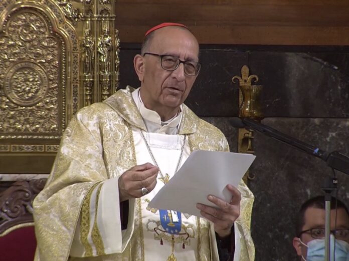 Cardenal Omella exhorta a pedir