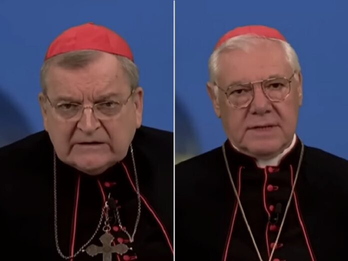 Cardenales Müller y Burke exigen